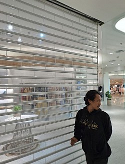 service rolling door polycarbonate