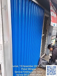 tukang service folding gate termurah jakarta