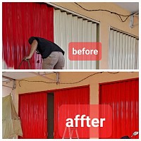 jasa cat pintu folding gate murah jakarta