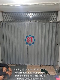 ahli pasang folding gate engsel swing murah terdekat jakarta