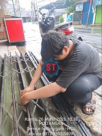 biaya service folding gate termurah jakarta