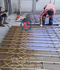 Tukang service folding gate murah condet